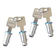 2/4Pcs Barrel Locks & 2 Keys