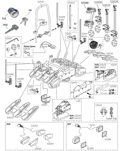 Thule velocompact 924 925 - 925, 926